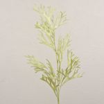 Artificial elkhorn fern branch NABURI, green-beige, 31"/80cm