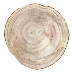 Paulownia wooden disc JESSALYN, natural, Ø10"-11"/25-27cm
