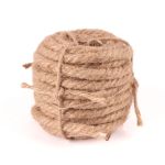 Jute ribbon KALF, natural, 9m, Ø0.4"/1cm