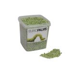 Expanded clay balls PERLA for decoration, granules, shiny apple-green, 1-4mm, 5,5l bucket, Made in Germany