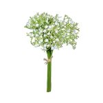 Artificial gypsophila bouquet CECILIA, white, 12"/30cm