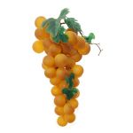 Artificial fruit Grapes AMANY, orange-yellow, 10"/25cm