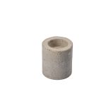 Candle holder JUANJO in concrete look, for tea lights and dinner candles, concrete grey, 6,5cm, Ø6cm