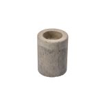 Candle holder JUANJO in concrete look, for tea lights and dinner candles, concrete grey, 8cm, Ø6cm