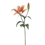 Kunstblume Tigerlilie MIXLON, pfirsich-lachs, 55cm, Ø13cm