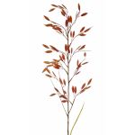 Artificial Chasmanthium latifolium GENNA with ears, red-orange, 3ft/100cm