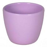 Ceramic pot for plants small TEHERAN BASAR, lilac, 2.4"/6cm, Ø3"/7,5cm