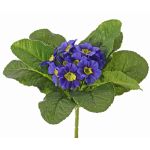 Fake primrose SUNDARA on spike, blue, 8"/20cm, Ø1.6"/4cm