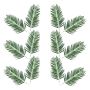 Plastic coconut palm fronds CHESTER, wide, 12 pieces, 3ft/105cm