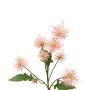 Artificial globe thistle GESKENDA, pink-yellow, 24"/60cm
