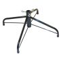 Metal Christmas tree stand DARKO for artificial firs 9ft-12ft/275-365cm, foldable, blue-grey, Ø24"/60cm