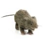 Halloween decoration rat STOFFEL, natural-looking, brown, 20"/50cm
