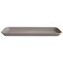 Rectangular planter box coaster URMINA made of plastic, taupe, 15"x6"x1.2"/37x16x3cm