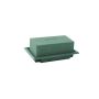 OASIS® Rectangular wet floral foam for arrangements, in paper compound tray, green, 5.1"x3.5"x2"/13x9x5cm