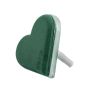 OASIS® Wet floral foam Bridal bouquet holder with plastic handle, ECObase rigid foam bottom, green, 7"x7"/19x19cm