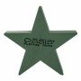 OASIS® Wet floral foam star, Bioline wooden base, green, 12"x12"x1.8"/30x30x4.5cm