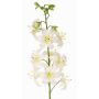 Artificial lily LABRICKA, white-yellow, 3ft/100cm, Ø3.5"/9cm