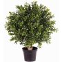 Artificial Boxwood ball TOM, natural stem, UV-resistant, 14"/35cm, Ø10"/25cm