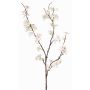 Artificial Apple blossom spray LOUISA, cream-white, 31"/80cm, Ø1.2"-1.6"/3-4cm