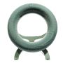 OASIS® Wet floral foam Ring, ECObase rigid foam bottom, wooden stand, wire mesh, green, Ø20"/52cm