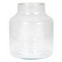 Glass table vase SIARA, clear, 8"/20cm, Ø6.6"/16,8cm