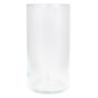 Cylindrical flower vase SANYA OCEAN, glass, clear, 10"/25cm, Ø4.9"/12,5cm