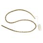 Decorative grass rope ARNAR with fairy lights, beige, Ø0,5cm