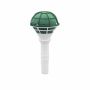 OASIS® Wet floral foam Bridal bouquet holder, plastic handle, mesh, green, Ø3.1"/8cm