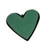 OASIS® Ideal Wet floral foam Heart, wedding decoration, plastic base, suspension eye, green, 5.5"x4.7"x1.4"/14x12x3,5cm