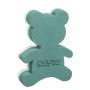 OASIS® Fresh flower foam Teddy bear, polystyrene rigid foam bottom, green, 12"x9"x2.4"/30x22x6cm