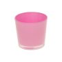Plant pot ALENA, glass, pink, 4.9"/12.5cm, Ø5.2"/13.3cm