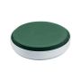 OASIS® Round wet floral foam in a bowl for arrangements, plastic bowl, green-white, 2.4"/6cm, Ø10"/25cm