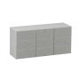 OASIS® Floral foam Brick for artificial flowers, with cutting lines, grey, 9"x4.3"x3"/23x11x7,5cm