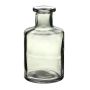 Glass vase BARTOLOMEA, light green-clear, 4.6"/11,8cm, Ø2.7"/6,8cm