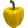 Artificial vegetable Pepper REKLA, yellow, 3.1"/8cm, Ø3"/7,5cm