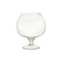 Large EGBERTINE cognac glass on a stem, recycled, clear, 26 cm, Ø 22.5 cm