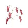 Artificial Wisteria branch RAPALLO with blossoms, hot pink, 3ft/100cm, Ø3.5"/9cm