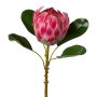 Artificial flower King protea KALEIN, pink, 22"/55cm