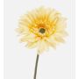 FRALWE artificial gerbera, Eco Collection, light yellow, 65cm, Ø13cm