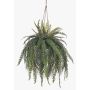 Decorative lady’s fern hanging basket MAXROL, root ball, roots, hanging, green, 90 cm