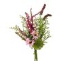Artificial bouquet of marguerites, astilbes and snowballs LURZA, pink, 12"/30cm