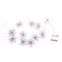 Fairy lights Drahtsterne GIOVANNA, silver, 20 LEDs, Batterie, 5ft/145cm, Ø2.4"/6cm