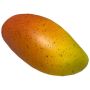 Decorative fruit Mango WERTU, orange-yellow-green, 5.7"/14,5cm, Ø3.1"/8cm