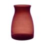 MAISIE decorative vase, glass, red-clear, 20 cm, Ø 14 cm