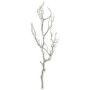 Decorative birch branch SNEFLO, silver, 30"/75cm