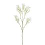 Artificial branch Globe amaranth GRALEN, white, 22"/55cm