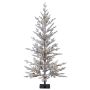 Artificial fir tree LILLESAND SPEED DELUXE, snow-covered, LEDs, 120cm, Ø60cm