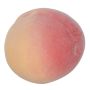 Decorative fruit: YOLANTHA peach, yellow-red, 3"/7.5cm, Ø3.1"/8cm