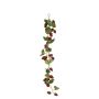 Artificial raspberry garland SHERIDAN with fruit, red, 55 cm
