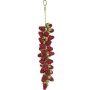 Artificial hanger, raspberry THEOPHANIA, red, 30 cm